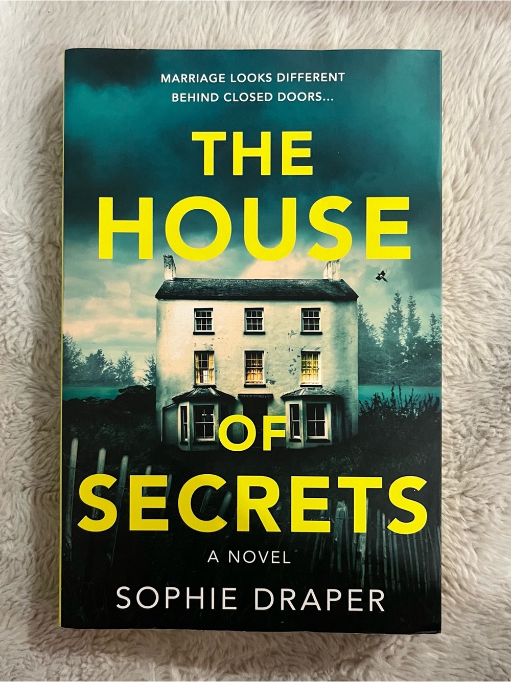 The House of Secrets by Sophie Draper - Yellow & Teal Paperback Novel